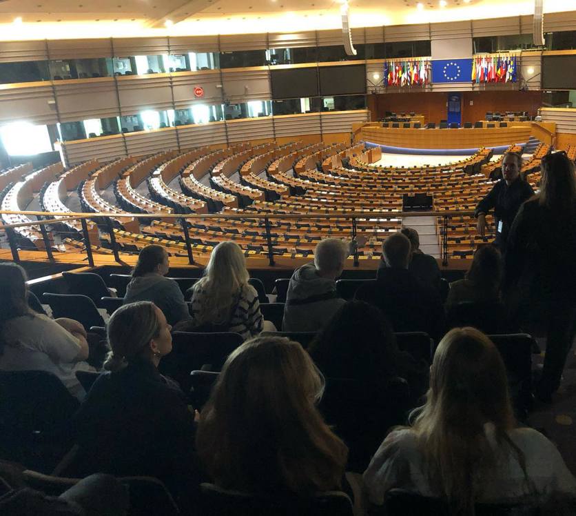 Besøg i Europa-Parlamentet - politisk indsigt, europæisk demokrati og lærerig studietur i Bruxelles.