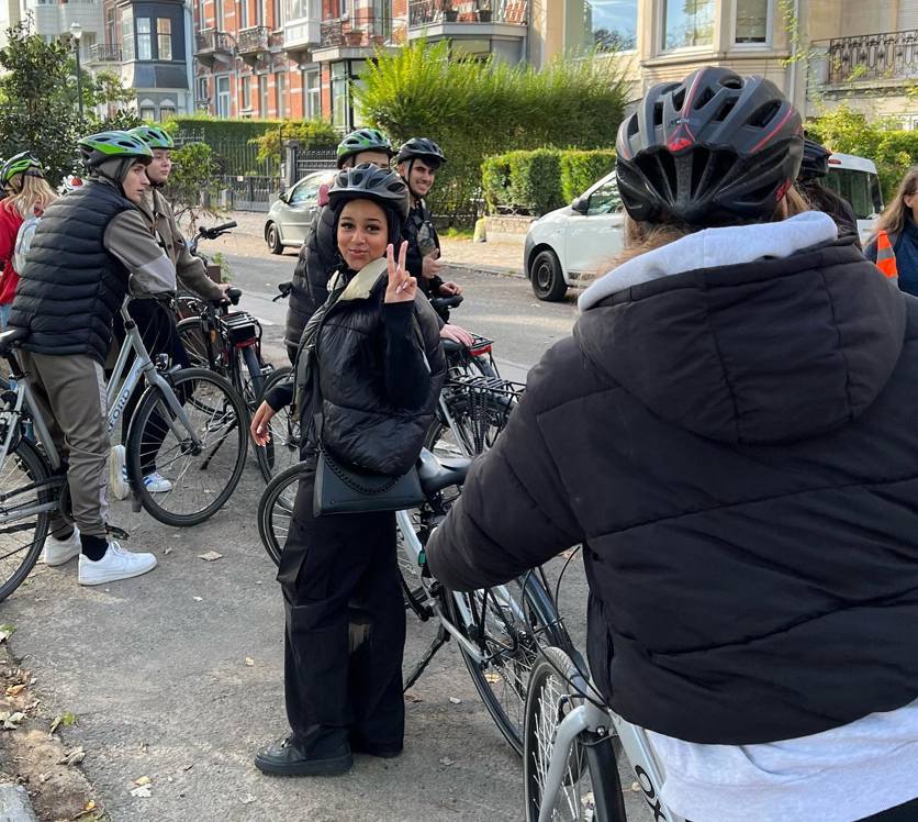 Cykeltur i Bruxelles - aktiv sightseeing med unge, byliv og oplevelser i Europas cykelvenlige storby.